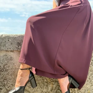 Dolly Black decollete in nappa nera con cinturino - tacco 8.5 - artigianale marchigiana