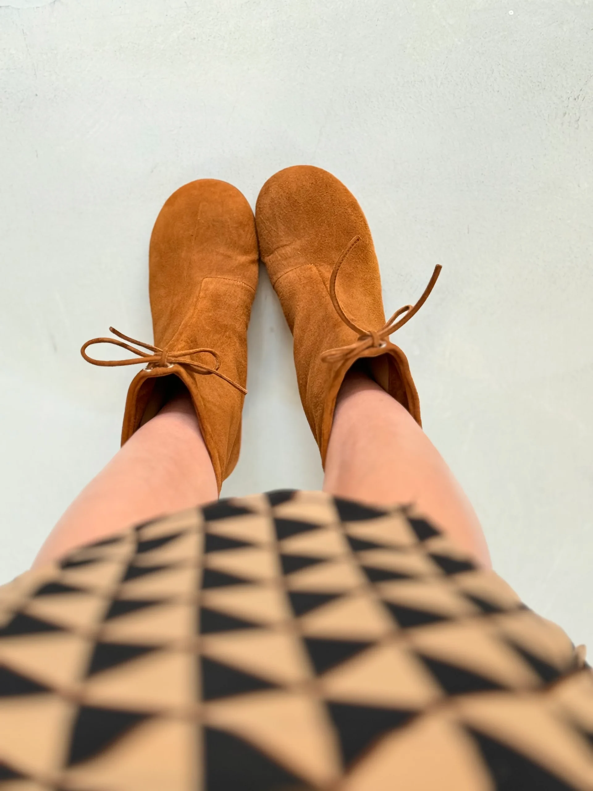 Tata Cuoio tronchetto in camoscio tacco 4.5 artigianale - immagine 9