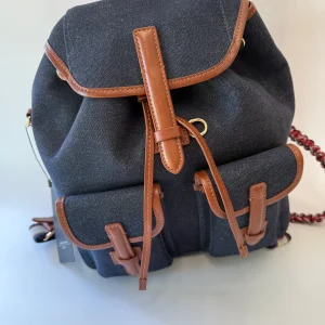 Zaino denim e pelle - Blu - WEEKEND MAX MARA