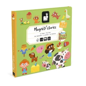 Janod Magneti Stories La Fattoria - Gioco con Calamite Educativo