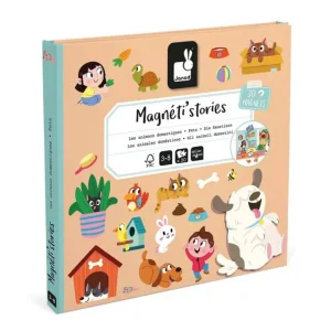 Janod Magneti Stories Animali di Casa - Gioco con Calamite Educativo