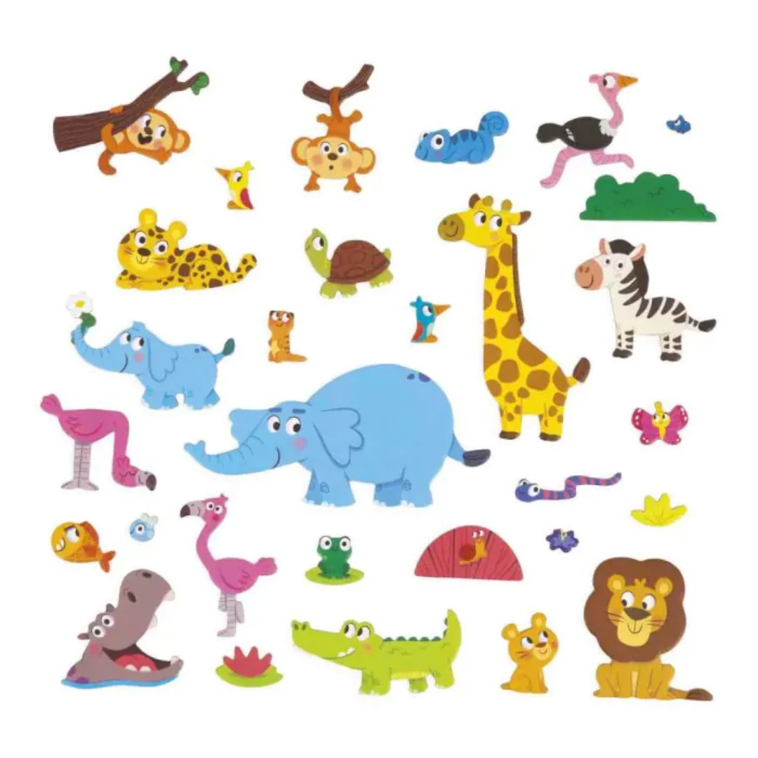 Janod Gioco Magnetico Animali Selvaggi – 30 Magneti Educativi - immagine 6