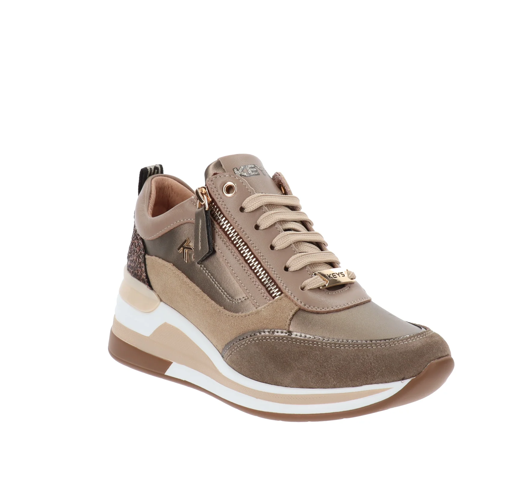 Keys - Sneakers Donna in Pelle - immagine 3