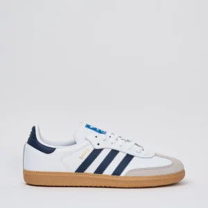 Adidas 9000 Scarpe Samba OG Pelle/Suede Bianco/Blu