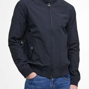 SS26-MCA0427  GIACCA UOMO INTERNATIONAL RECTIFIER HARRINGTON BLU NAVY