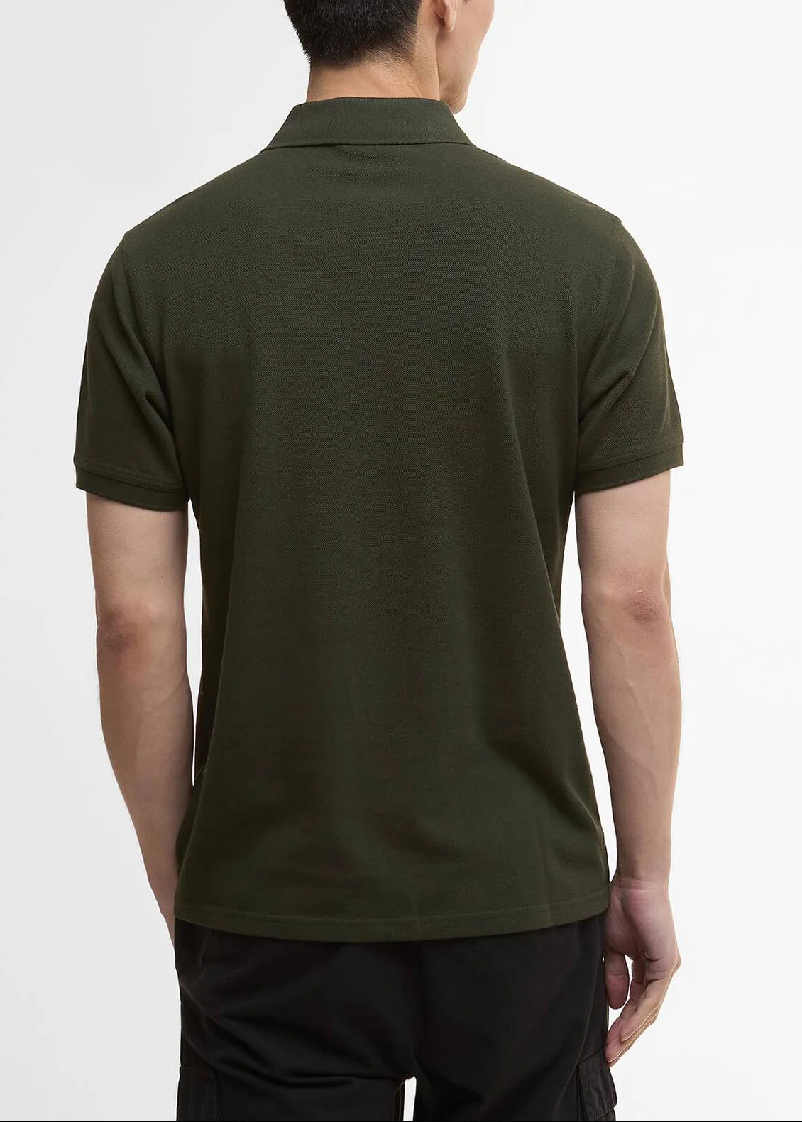 SS26-MML1318 POLO MANICA CORTA VERDE OLIVA - immagine 3