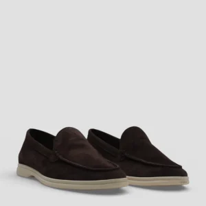 SS26-MOCASSINO UOMO IN CAMOSCIO T-MORO