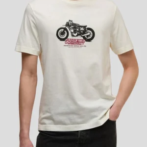 FW25-MTS1478WH31  T-SHIRT CON GRAFICA CRUISE  COLORE BIANCO