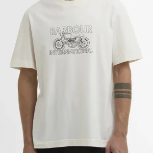 SS26-MTS1578 TSHIRT GRAFICA MOTORBIKE  BIANCO