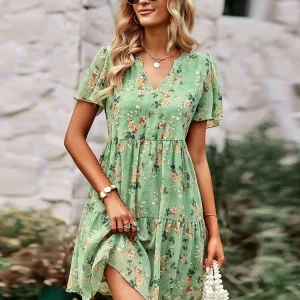 Vestito leggero floreale da donna La Parisienne