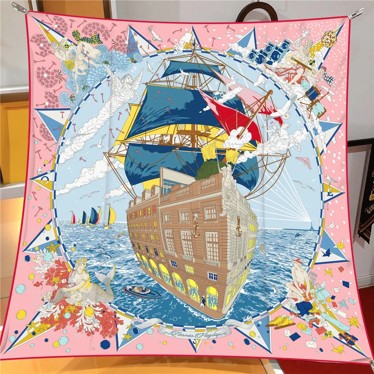 Sciarpa Prestige 100% seta | La Parisienne - immagine 3