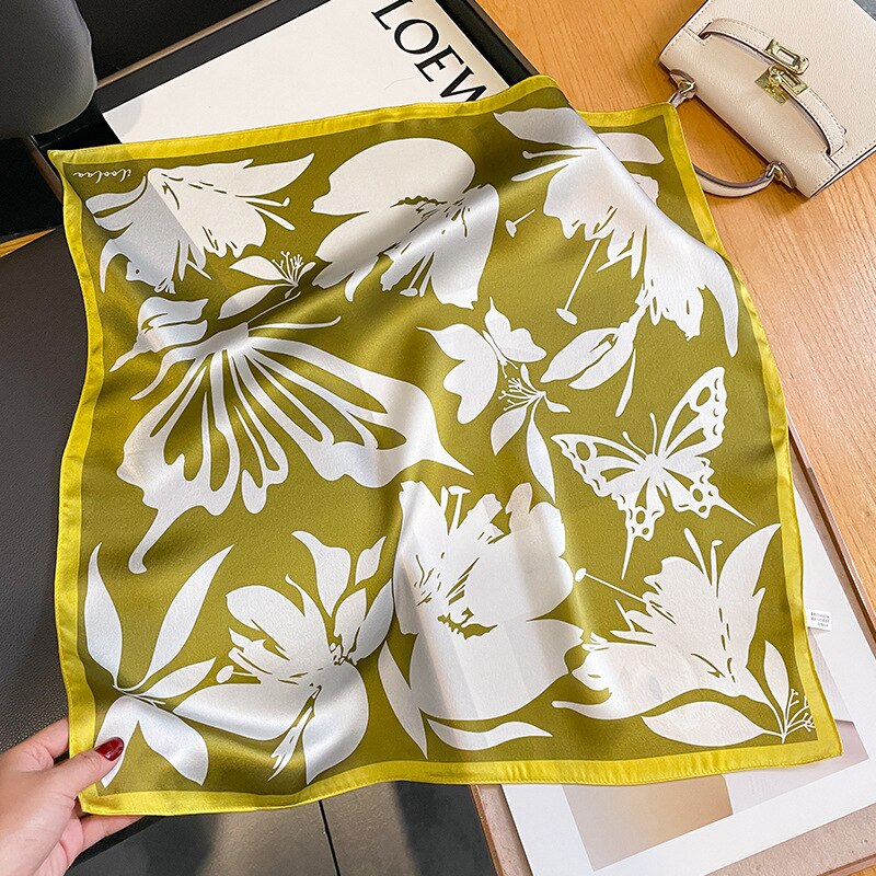 Quadrato chic da donna in 100% seta La Parisienne - immagine 5