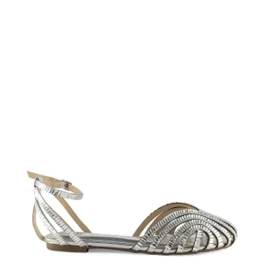 Sandali ragnetto strass argento