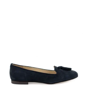 Slipper con nappine blu