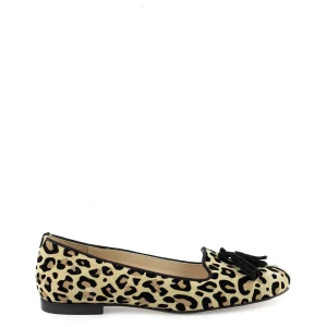 Slipper con nappine leopardate