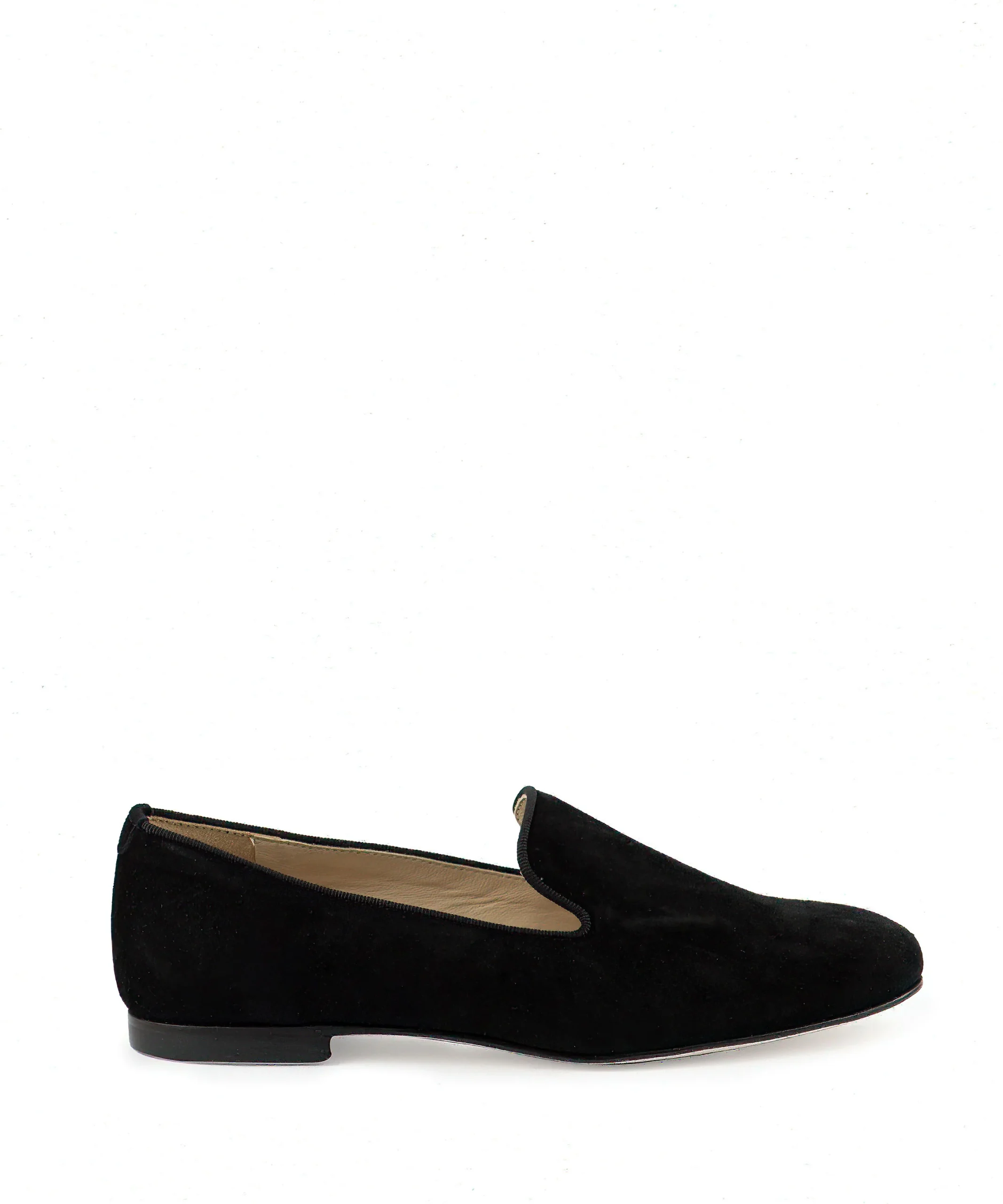 Slipper a punta tonda nere