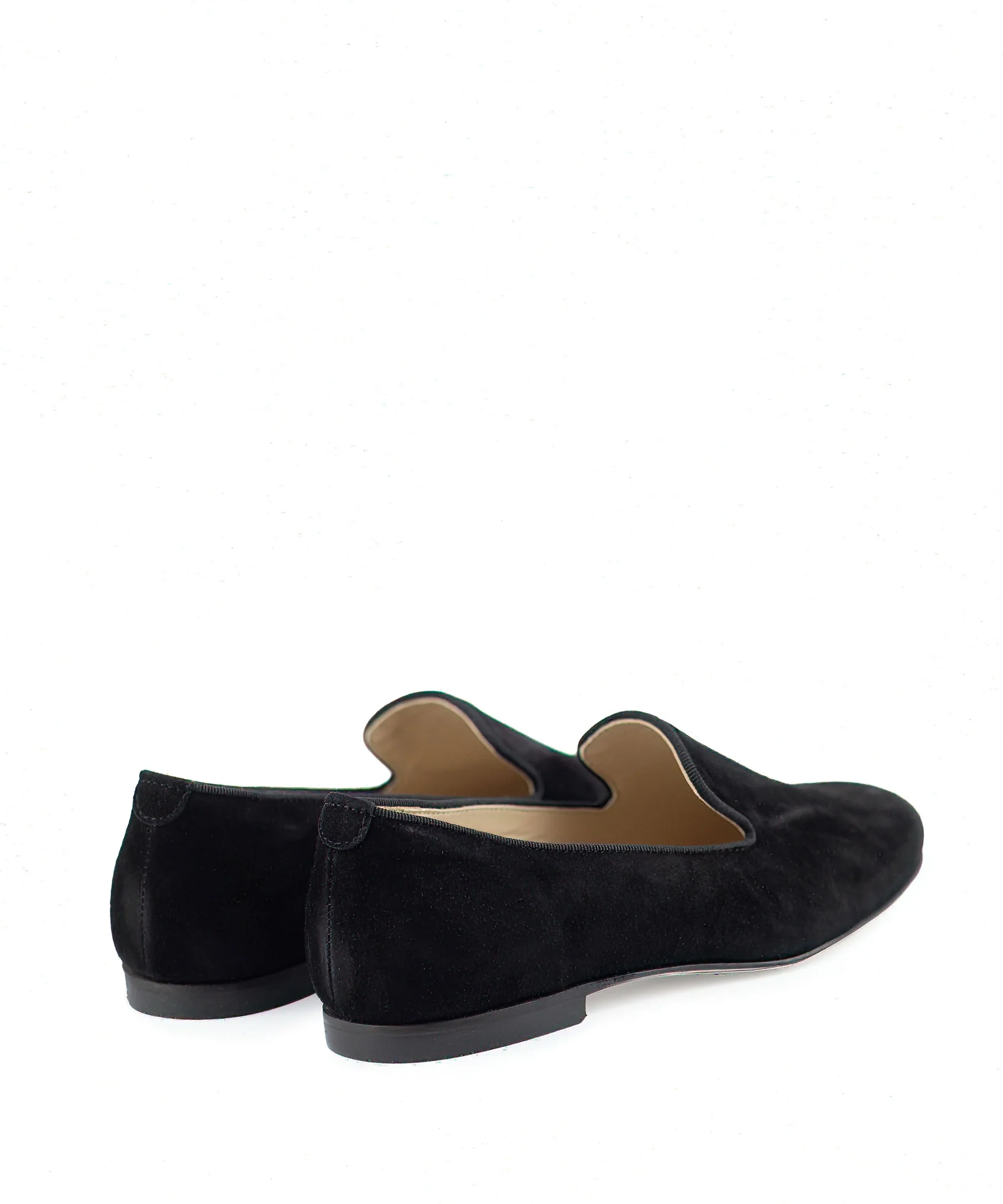 Slipper a punta tonda nere - immagine 4