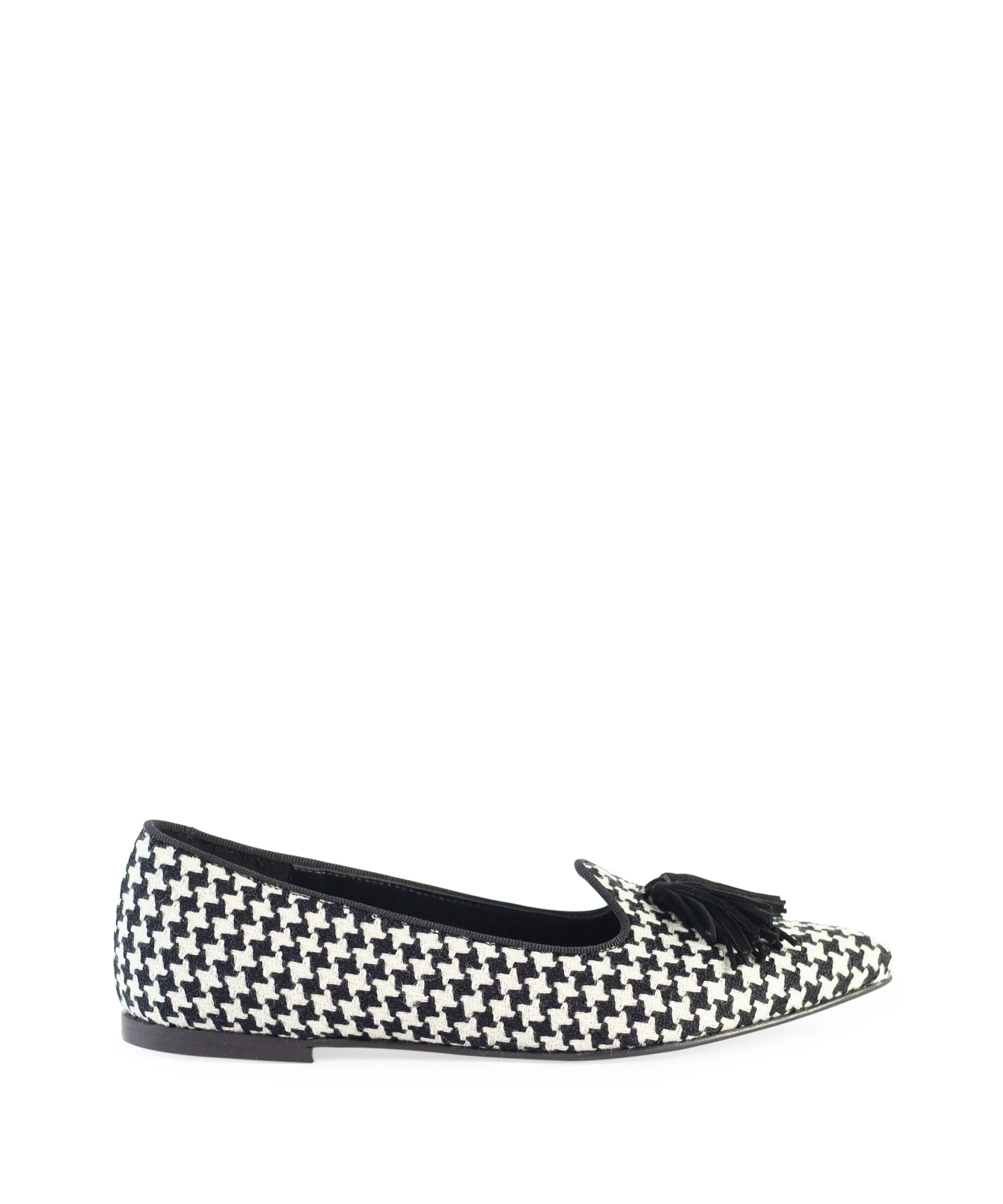 Slipper tessuto pied di poul