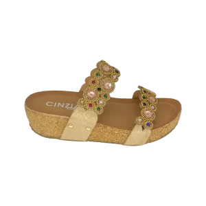 Sandali Comodi Zeppa Bassa Cinzia Soft Ci1038