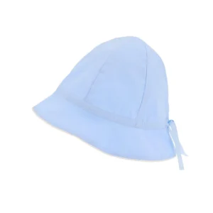 Monneka - Cappello Bambina  – Celeste in cotone - Regolabile