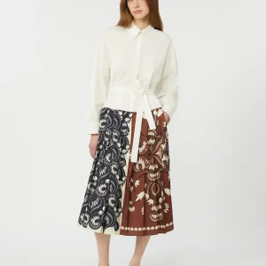 Abito chemisier in cotone e twill stampato - WEEKEND MAX MARA
