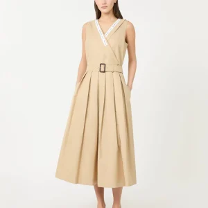 Abito in gabardina antigoccia - BEIGE - WEEKEND MAX MARA