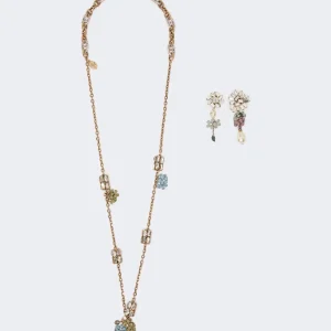 Parure con dettagli a fiore e cristalli - WEEKEND MAX MARA