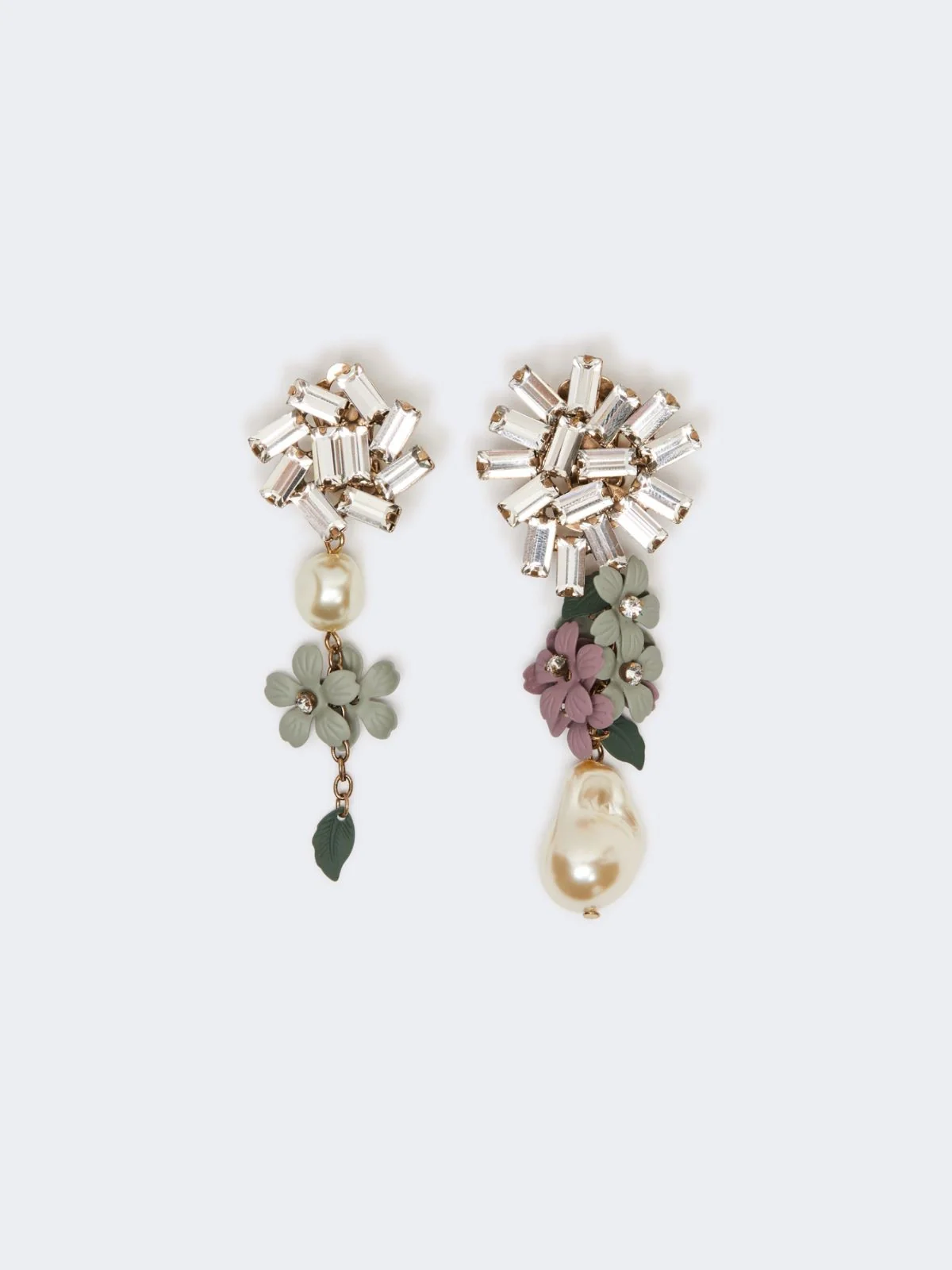 Parure con dettagli a fiore e cristalli - WEEKEND MAX MARA - immagine 5