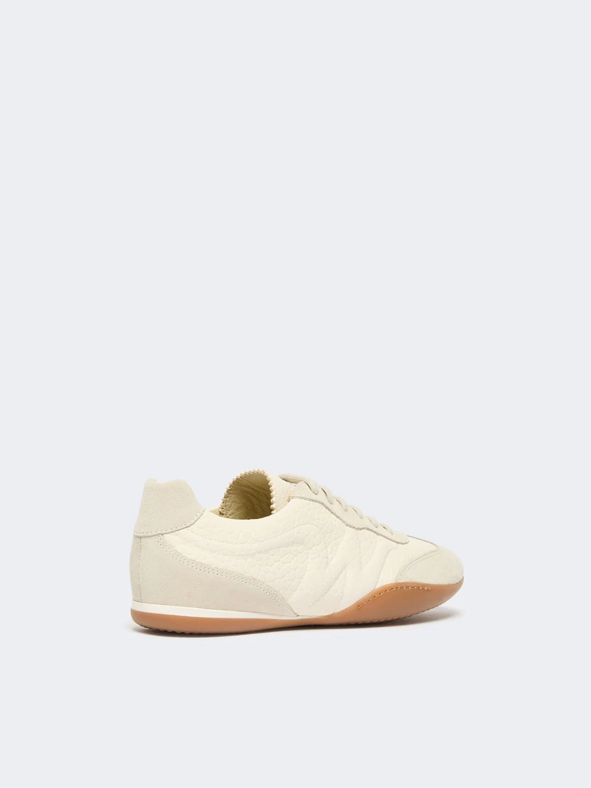 Sneaker flat in pelle granata - WEEKEND MAX MARA - immagine 4