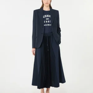 Tailleur in jersey di cotone - BLU - WEEKEND MAX MARA