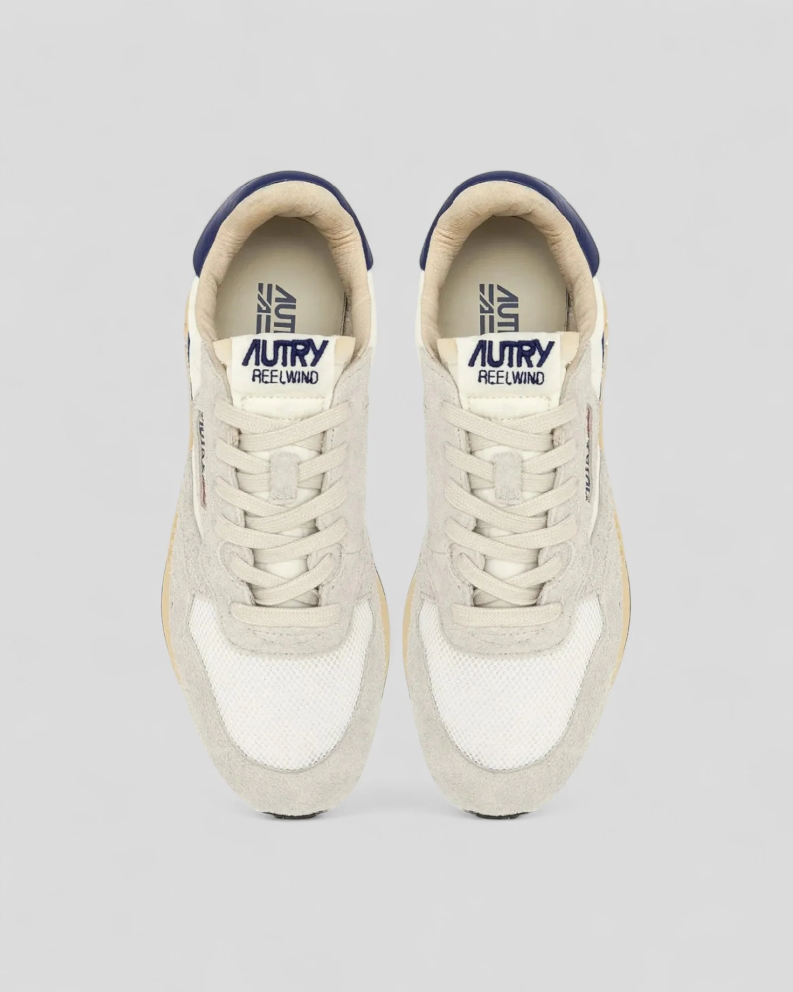 SNEAKERS  WWLM-UT01 REELWIND  LOW SUEDE/NET WHT/LIMOGES - immagine 3