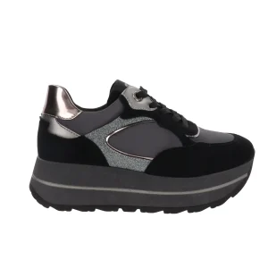 Queen Helena - Sneakers Donna in Similpelle e tessuto