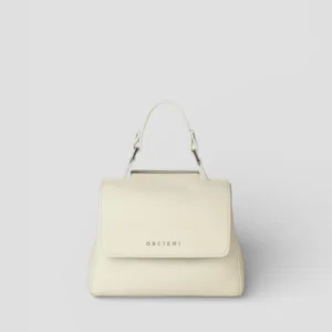 SS26-B02019-SOF  BORSA SVEVA SOFT MINI A MANO IN PELLE CON TRACOLLA BIANCO