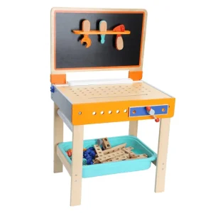 Banco da lavoro 2 in 1 per giocare e disegnare | 78 Pezzi
