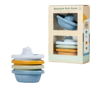 Set 4 Barchette Colorate per il bagnetto - Celeste