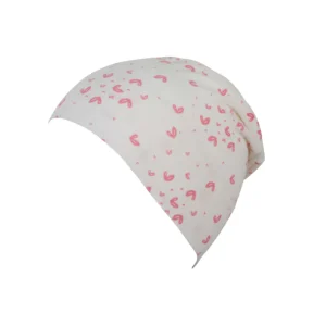 Berretto Bimba leggero in jersey Cuori - Certificato Oeco tex 100