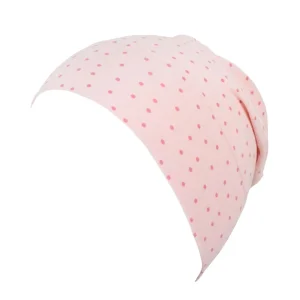 Berretto Bimba leggero in jersey a Pois - Certificato Oeco tex 100