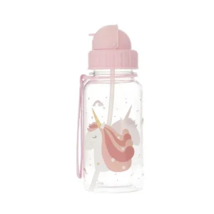Borraccia con cannuccia - Unicorno - Senza BPA
