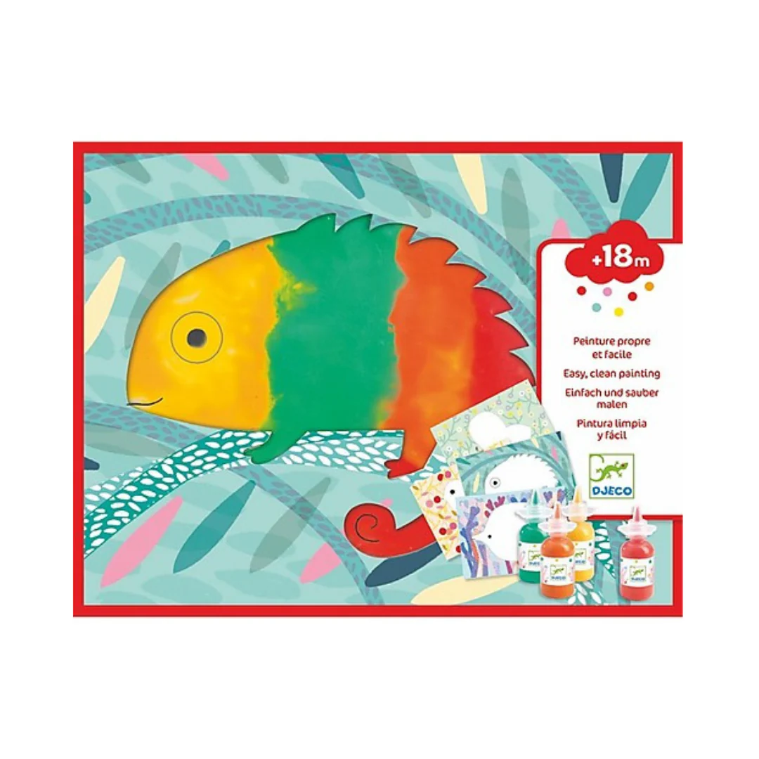 Djeco - Squirt and Spread - Kit Artistico - per Bambini dai 18 Mesi