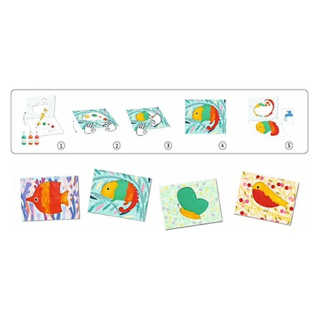 Djeco - Squirt and Spread - Kit Artistico - per Bambini dai 18 Mesi - immagine 3