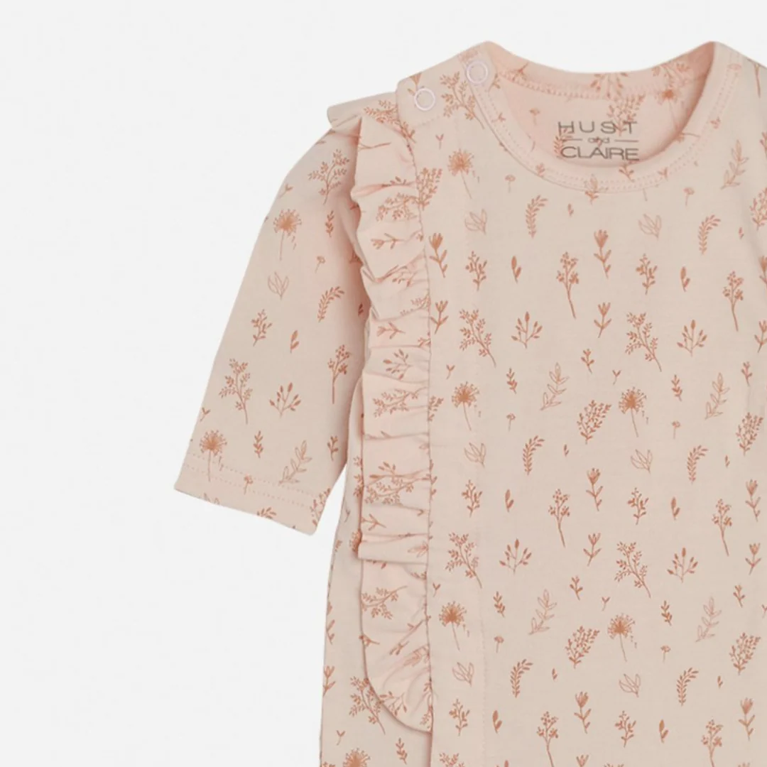 Hust and Claire - Tutina 100% cotone Organico - Rosa - immagine 3