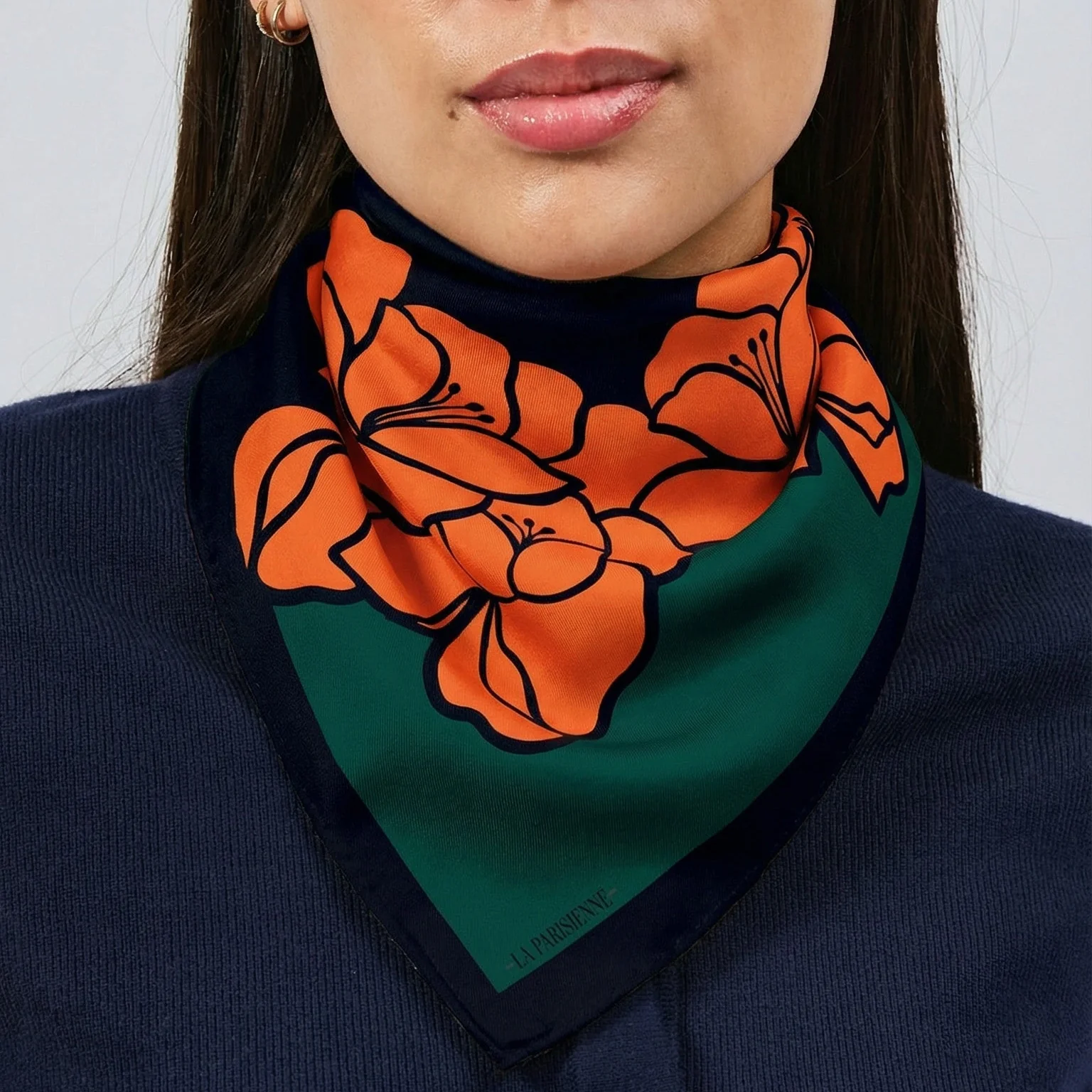 Sciarpa 100% seta Signature | La Parisienne