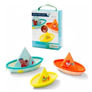 Lilliputiens - 3 Piccole Barchette - Giochi Bagno Neonati