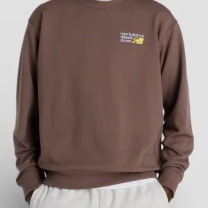 SS26-MT41547ABP FELPA SENZA CAPPUCCIO ATHLETIC PREMIUM LOGO CREW COL.CORTADO