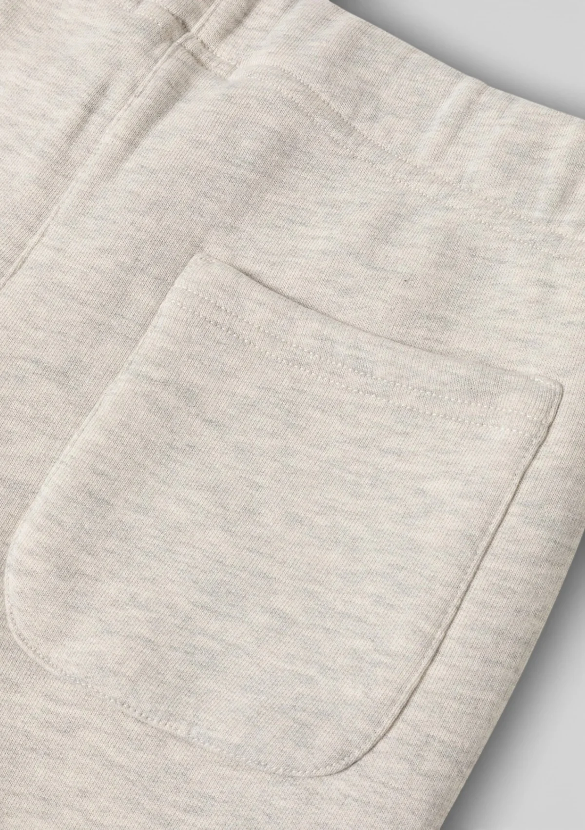 SS26-SPPM-003M PANTALONE IN FELPA UOMO GRIGIO MELANGE - immagine 6