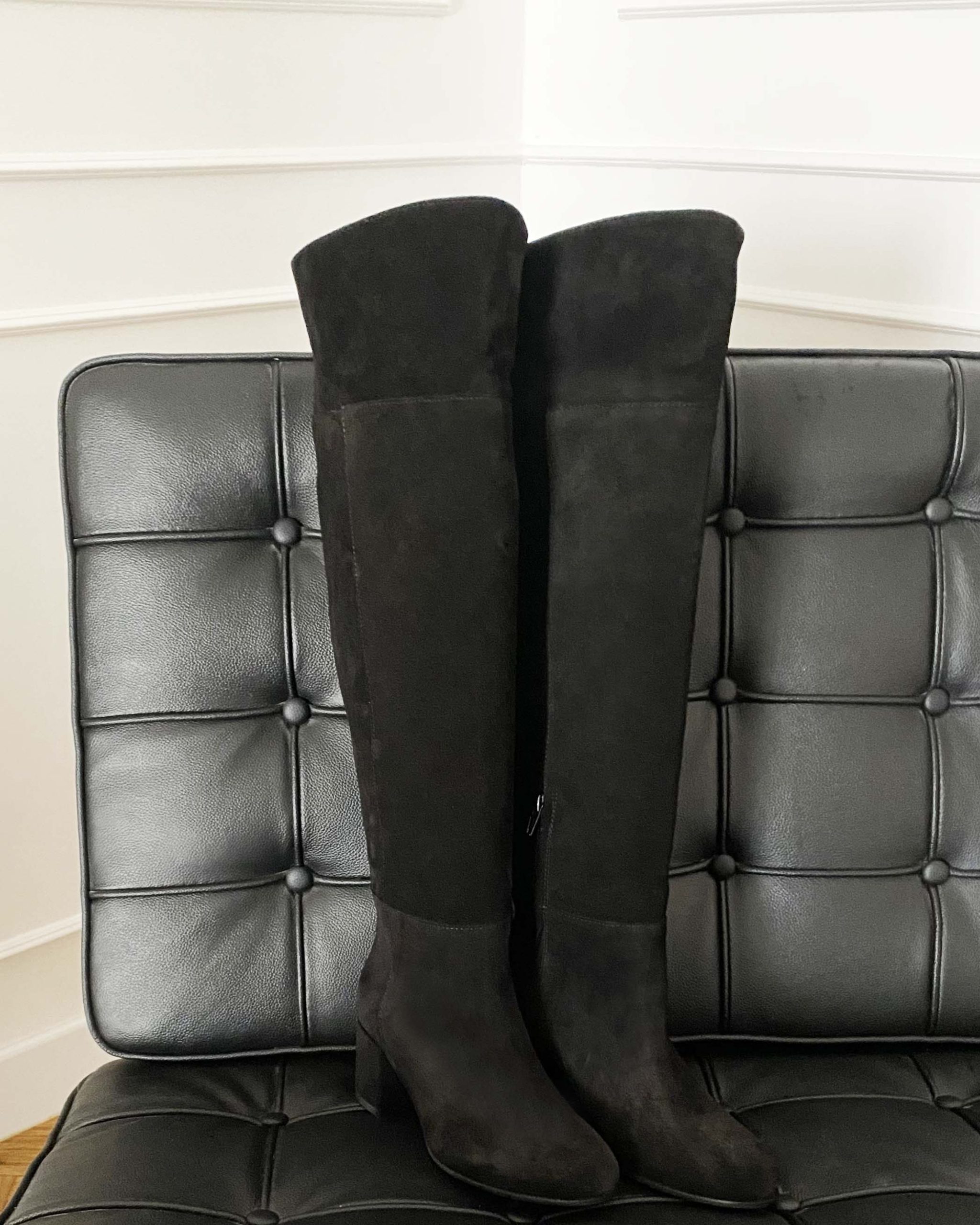 Rea scamosciato, nero - immagine 4