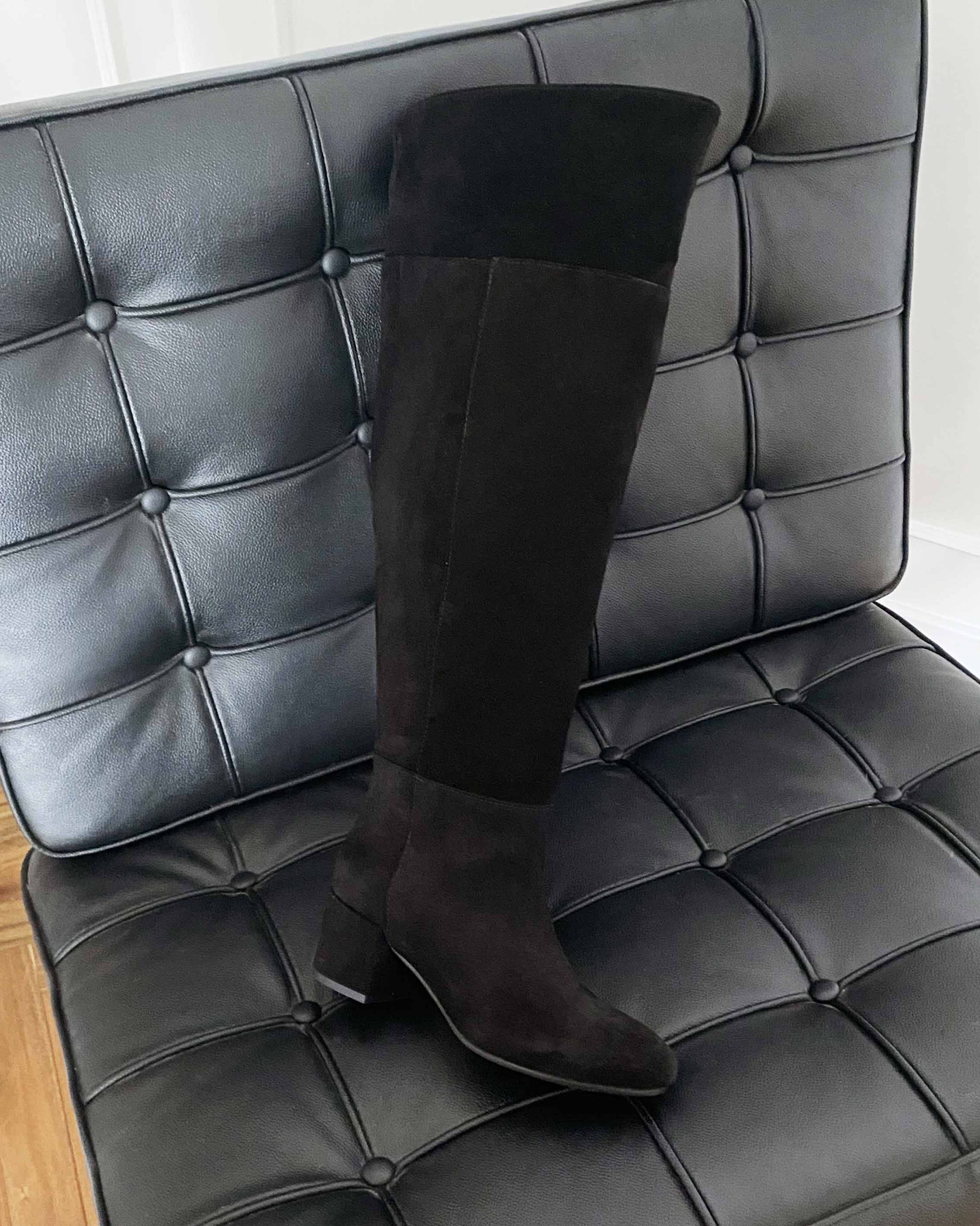 Rea scamosciato, nero - immagine 5