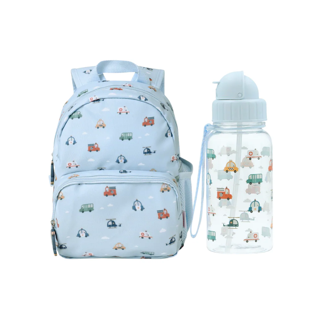 Borraccia con cannuccia - Macchinine - Senza BPA - immagine 4