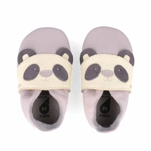 Bobux Soft Sole - Panda - Bam-Boo Violet