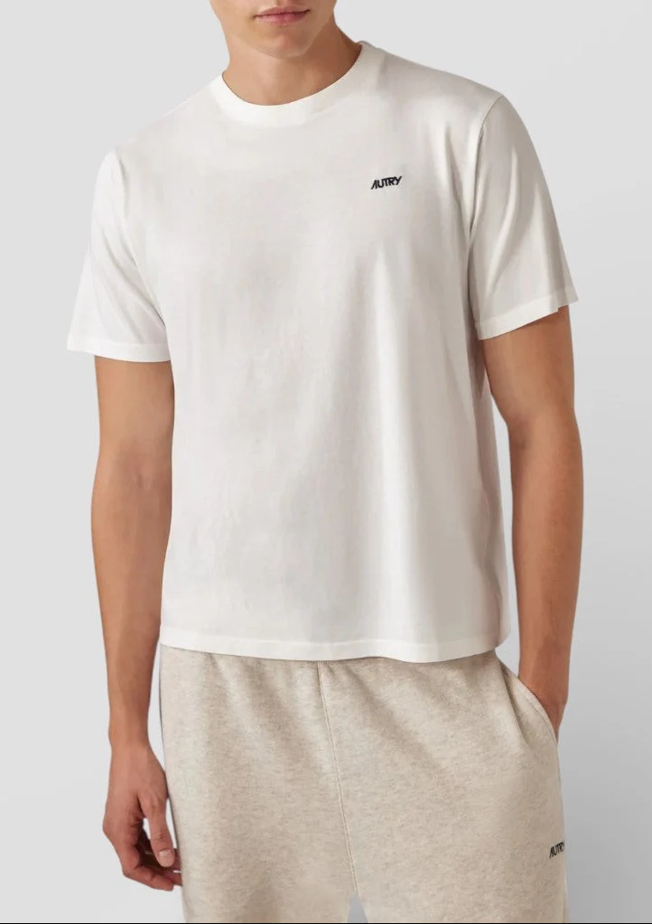 SS26-TSPM-007W T-SHIRT UOMO COTONE WHITE